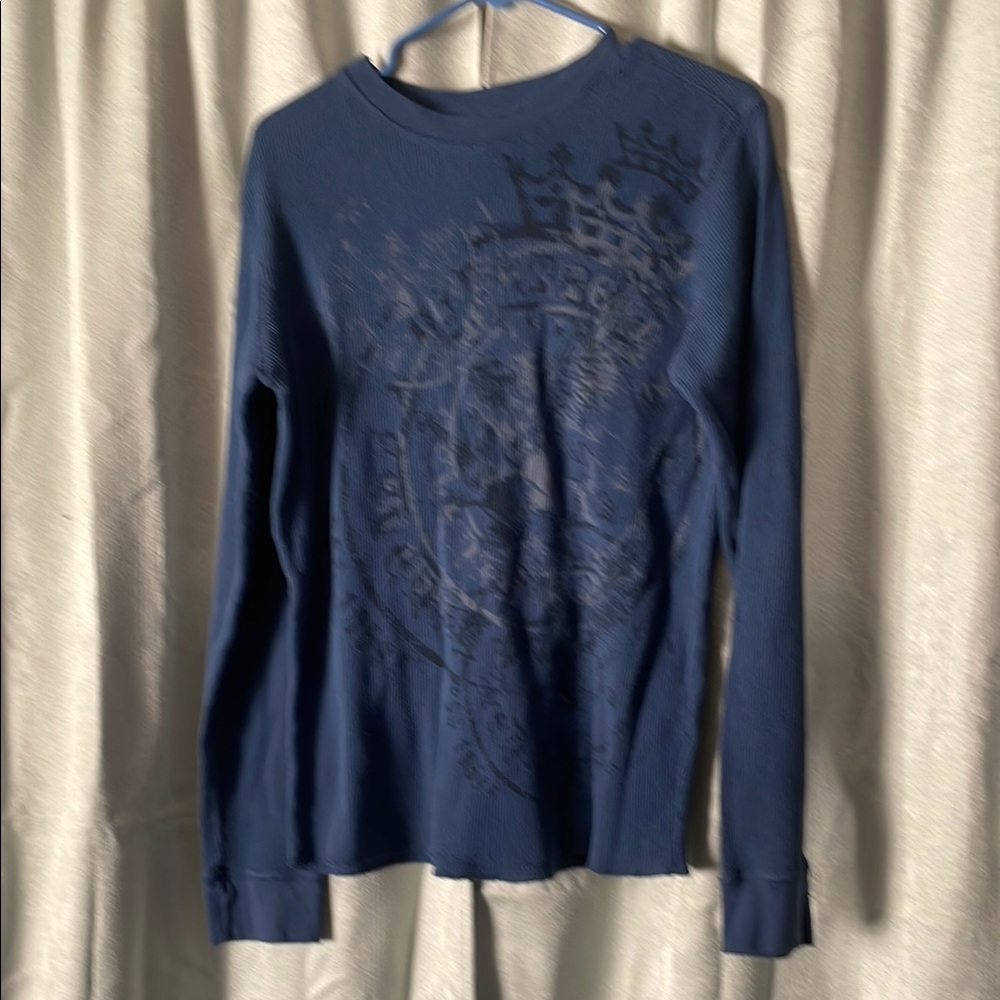 Men's long sleeve Blue shirt